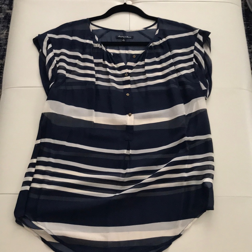 Madewell Cap sleeve Silk top